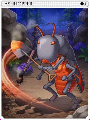 애쉬 호퍼 카드 illustration