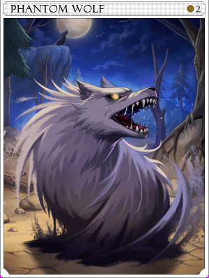 Phantom Wolf Card illustration