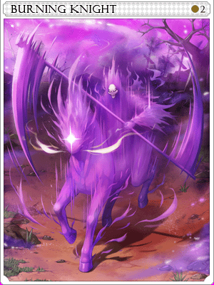 Burning Knight Card illustration