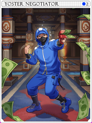Yoster Negotiator Card illustration