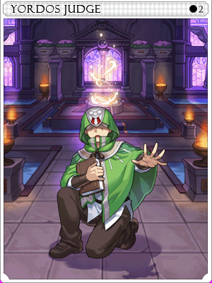 Yordos Judge Card illustration