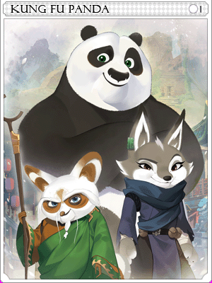 Kung Fu Panda Collabo Card illustration