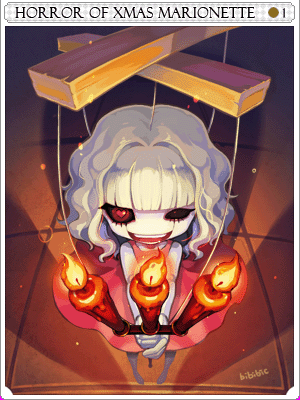 Dancing Marionette Card illustration