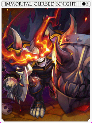 Immortal Cursed Knight Card illustration