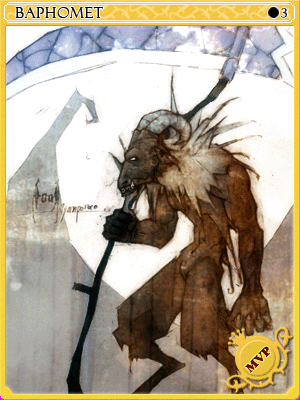 바포메트 카드 illustration