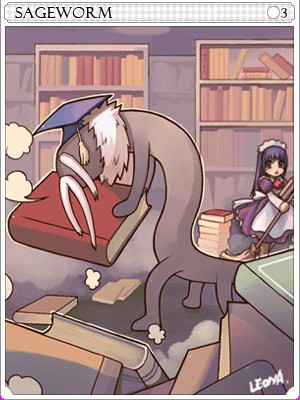 세이지웜 카드 illustration