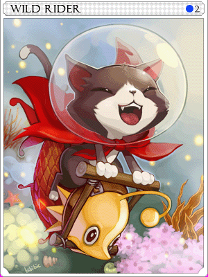 Wild Rider Card illustration