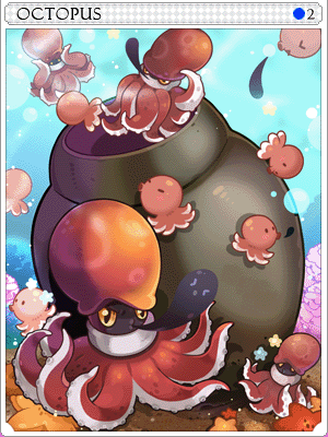 Mini Octopus Card illustration