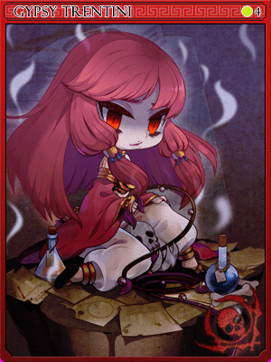 Gypsy Trentini Card illustration