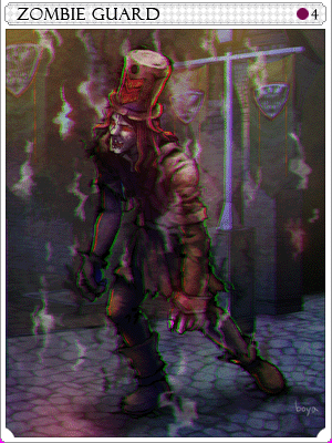 Zombie Guard Card illustration