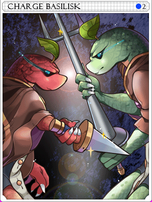 Charge Basilisk Card illustration