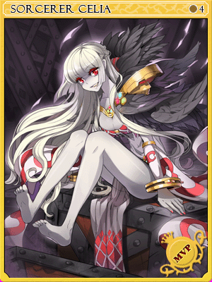 Sorcerer Celia Card illustration