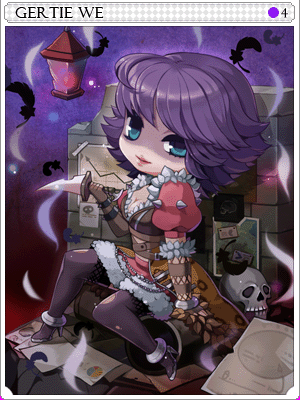 True Gertie Card illustration