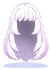 Penteado Longo Platinado