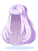 Peruca Violeta da Caçadora