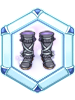Printed Gray Wolf Boots