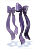 Costume: Black Magenta Ribbon