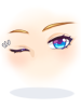 Costume: Blinking Blue Eyes