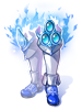 Blue Flame Magical Boots
