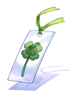 Four Leaf Clover Bookmark