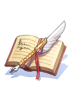 Small notebook and fountain pen