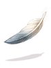 Large White Feather