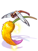 Magical Yellow Foxtail Staff