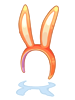 Orange Bunny Hairband