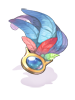 Rainbow Feather Deco