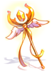 Empowered Golden Rod Staff