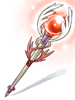 Crimson Two-Handed Staff