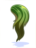 Costume Straight Pony Green