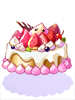 Strawberry Cream Cake