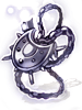 M. Shadow Cross Shadow Pendant