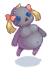 Cute Starved Demon Doll