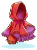 Crimson Poncho