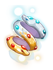Fiery Flame and White Demon Ring