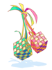 Colorful Ketupat