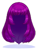 C Straight Long Purple