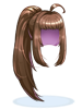 Costume Ponytail Hair(Black)