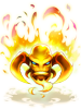 Costume Golden Flame Giant