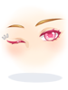 Costume Blinking Small Eyes