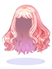 Costume Fluffy Semi-Long Hair(Cherry Blossom)