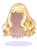Costume Fluffy Semi-Long Hair(Yellow)