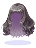 Costume Fluffy Semi-Long Hair(Jet Black)