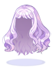 Costume Fluffy Semi-Long Hair(Light Purple)