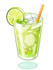 Lime Soda in Mouth