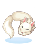 Costume Friendly White Fox