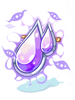 Engraved Waterdrop Brooch