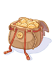 Gold Coin Basket